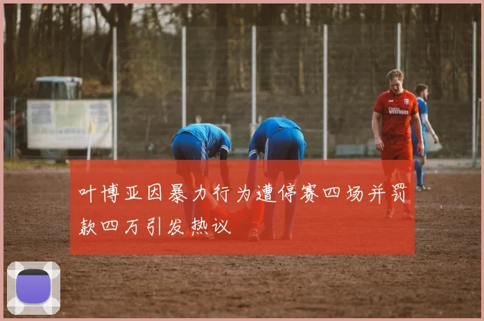叶博亚因暴力行为遭停赛四场并罚款四万引发热议
